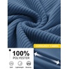 image:imageCOOFANDY Men Quarter Zip Pullover Mock Neck Long Sleeve Corduroy Sweatshirt  Long sleeve lightweight soft warm slight stretchy regular fit fall winter vintage fashion clothing S3XLBlue
