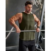 image:imageCOOFANDY Men Workout Tank Tops Sleeveless Gym Muscle Shirt Quick Dry Athletic Running Tee Shirts Summer LightweightArmy Green