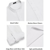 image:imageCOOFANDY Mens 2 Piece Cotton Linen Set Casual Beach Outfits Long Sleeve  Linen set with Pockets Summer Yoga Outfits Lightweight Breathable and Soft touch Long Sleeve Henley shirt with Sleeve TabAll White
