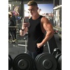 image:imageCOOFANDY Mens 3 Pack Workout Tank Tops Sleeveless Gym Shirts Bodybuilding Fitness Muscle Tee ShirtsBlackMedium GreyArmy Green