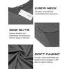 image:imageCOOFANDY Mens 3 Pack Workout Tank Tops Sleeveless Gym Shirts Bodybuilding Fitness Muscle Tee ShirtsWhiteDark GreyBlack