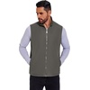 image:imageCOOFANDY Mens Casual Outerwear Vest Lightweight FullZip Sleeveless Jacket Outdoor Hiking Travel Golf Vest with PocketsDark Grey