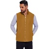 image:imageCOOFANDY Mens Casual Outerwear Vest Lightweight FullZip Sleeveless Jacket Outdoor Hiking Travel Golf Vest with PocketsLight Brown