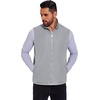 image:imageCOOFANDY Mens Casual Outerwear Vest Lightweight FullZip Sleeveless Jacket Outdoor Hiking Travel Golf Vest with PocketsLight Grey