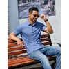 image:imageCOOFANDY Mens Casual Polo Shirts Short Sleeve Classic Basic Tee Button Collar Shirt Summer Golf TShirtBlue
