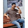 image:imageCOOFANDY Mens Casual Polo Shirts Short Sleeve Classic Basic Tee Button Collar Shirt Summer Golf TShirtBrown