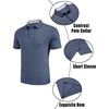 image:imageCOOFANDY Mens Casual Polo Shirts Short Sleeve Classic Basic Tee Button Collar Shirt Summer Golf TShirtNavy Blue