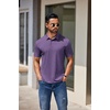 image:imageCOOFANDY Mens Casual Polo Shirts Short Sleeve Classic Basic Tee Button Collar Shirt Summer Golf TShirtPurple