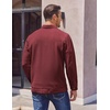 image:imageCOOFANDY Mens Casual Shirt Jacket Button Down Waffle Jacket Long Sleeve Sweater Jackets Quilted Shacket OvershirtWine Red
