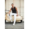 image:imageCOOFANDY Mens Casual Tank Tops Knit V Neck Sleeveless T Shirts 2 Pack Summer Beach Lightweight Muscle TeeBlackWhite