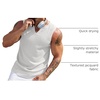 image:imageCOOFANDY Mens Casual Tank Tops Knit V Neck Sleeveless T Shirts 2 Pack Summer Beach Lightweight Muscle TeeBlackWhite
