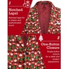 image:imageCOOFANDY Mens Christmas Blazer Jacket One Button Halloween Sport Coat Christmas Party Holiday Jacket