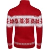 image:imageCOOFANDY Mens Christmas Sweater Ugly Knitted Xmas Sweaters Casual Snowflake Pullover KnitwearAred