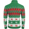image:imageCOOFANDY Mens Christmas Sweater Ugly Knitted Xmas Sweaters Casual Snowflake Pullover KnitwearBchristmas Green