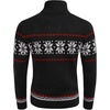 image:imageCOOFANDY Mens Christmas Sweater Ugly Knitted Xmas Sweaters Casual Snowflake Pullover KnitwearBlack
