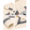image:imageCOOFANDY Mens Christmas Sweater Ugly Knitted Xmas Sweaters Casual Snowflake Pullover KnitwearLight Khaki