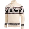 image:imageCOOFANDY Mens Christmas Sweater Ugly Knitted Xmas Sweaters Casual Snowflake Pullover KnitwearLight Khaki