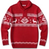 image:imageCOOFANDY Mens Christmas Sweater Ugly Knitted Xmas Sweaters Casual Snowflake Pullover KnitwearRed Dear