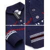 image:imageCOOFANDY Mens Christmas Sweater Ugly Knitted Xmas Sweaters Casual Snowflake Pullover KnitwearRoyal Blue