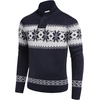 image:imageCOOFANDY Mens Christmas Sweater Ugly Knitted Xmas Sweaters Casual Snowflake Pullover KnitwearSnorkel Blue