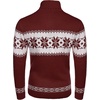 image:imageCOOFANDY Mens Christmas Sweater Ugly Knitted Xmas Sweaters Casual Snowflake Pullover KnitwearWine Red