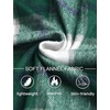 image:imageCOOFANDY Mens Flannel Jacket Fleece Shacket Plaid Shirt Jackets Warm Thick Long Sleeve Button Down Fall OutwearGreen Block