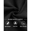image:imageCOOFANDY Mens Flannel Jacket Fleece Shacket Plaid Shirt Jackets Warm Thick Long Sleeve Button Down Fall OutwearPure Black