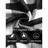 image:imageCOOFANDY Mens Flannel Jacket Fleece Shacket Plaid Shirt Jackets Warm Thick Long Sleeve Button Down Fall OutwearWhite Black Plaid