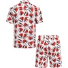 image:imageCOOFANDY Mens Hawaiian Shirt and Shorts Set 2 Piece Vacation Outfits Floral Button Down Shirt