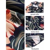 image:imageCOOFANDY Mens Hawaiian Shirts Short Sleeve Casual Button Down Beach Vacation Summer ShirtNavy Bluetropical Floral