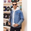 image:imageCOOFANDY Mens Hooded Sweatshirt Zip Up Casual Knit Hoodies Fashion Drawstring Sweatshirts with PocketsWhite