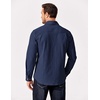 image:imageCOOFANDY Mens Long Sleeve Button Up Shirt Jacket with Flap PocketsNavy Blue