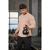 image:imageCOOFANDY Mens Long Sleeve Muscle T Shirts Casual VNeck Slim Fit Longline Ribbed Shirts Stretch Tee ShirtsBeige