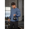 image:imageCOOFANDY Mens Long Sleeve Muscle T Shirts Casual VNeck Slim Fit Longline Ribbed Shirts Stretch Tee ShirtsGrey Blue