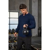 image:imageCOOFANDY Mens Long Sleeve Muscle T Shirts Casual VNeck Slim Fit Longline Ribbed Shirts Stretch Tee ShirtsNavy Blue