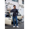 image:imageCOOFANDY Mens Long Sleeve Shirts Crew Neck Cotton T Shirt Basic Casual Shirts Solid Classic TeeNavy