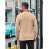 image:imageCOOFANDY Mens Long Sleeve T Shirts Casual Crew Neck Tee Shirts Lightweight Soft Pullover TopsKhaki