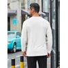 image:imageCOOFANDY Mens Long Sleeve T Shirts Casual Crew Neck Tee Shirts Lightweight Soft Pullover TopsWhite
