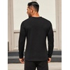 image:imageCOOFANDY Mens Long Sleeve T Shirts Crew Neck Casual Basic Tee Shirt Lightweight Pullover Shirts1 Packblack