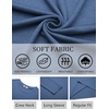 image:imageCOOFANDY Mens Long Sleeve T Shirts Crew Neck Casual Basic Tee Shirt Lightweight Pullover Shirts1 Packblue