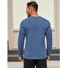 image:imageCOOFANDY Mens Long Sleeve T Shirts Crew Neck Casual Basic Tee Shirt Lightweight Pullover Shirts1 Packblue