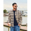 image:imageCOOFANDY Mens Long Sleeve Tee Shirts Stretch Crew Neck Thermal Shirts Casual T Shirts for MenDark Blue