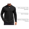 image:imageCOOFANDY Mens Mock Turtleneck Long Sleeve Shirts Casual Basic TShirt Lightweight Mockneck Pullover Sweater for MenBlack