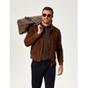 image:imageCOOFANDY Mens Mock Turtleneck Long Sleeve Shirts Casual Basic TShirt Lightweight Mockneck Pullover Sweater for MenBrown