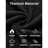 image:imageCOOFANDY Mens Mock Turtleneck Sweater Long Sleeve Half Neck Pullover Thermal Casual Ribbed High Neck Pullover SweaterBlack