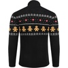 image:imageCOOFANDY Mens Quarter Zip Pullover Sweater Casual Zip Up Polo Sweater KnitBlack and Yellow Snowman