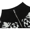 image:imageCOOFANDY Mens Quarter Zip Pullover Sweater Casual Zip Up Polo Sweater KnitChristmas Guitar