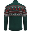 image:imageCOOFANDY Mens Quarter Zip Pullover Sweater Casual Zip Up Polo Sweater KnitDark Green and Christmas Tree