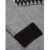 image:imageCOOFANDY Mens Quarter Zip Pullover Sweater Casual Zip Up Polo Sweater KnitPat1 Christmas