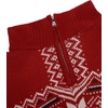 image:imageCOOFANDY Mens Quarter Zip Pullover Sweater Casual Zip Up Polo Sweater KnitPat6
